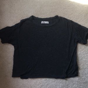 Dark grey Hollister loose fitting shirt